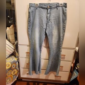 Flare high-rise jeans size xxl